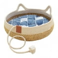 thumbnail image 1 of Cat Bed Comfortable Durable Anti Slip Bottom Wear Resistant Cat Scratch Pad Nest L Blue, 1 of 8