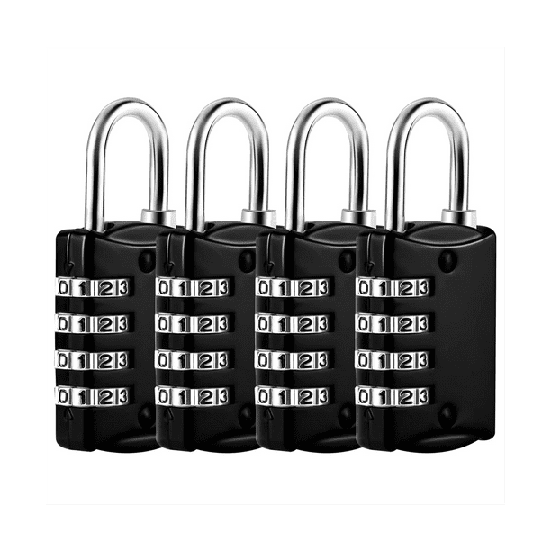 Combination Locks, 4 Digit Lock with Metal Code Lock, Weatherproof