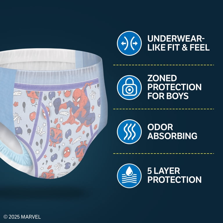 Goodnites Boys Nighttime Bedwetting Underwear, S/M (43-68 lbs), 44