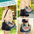 thumbnail image 5 of FORMRS Insulated Lunch Bag for Work School Unisex Large Capacity Cooler with Shoulder Strap, Goldfish Bowl, 5 of 6