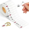500PCS Handmade Jewelry Tagging Systems Reusable Stickers With Adhesive ...