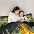 thumbnail image 5 of Feelyou Rustic Camping Full Size Comforter Sets for Teens, Plant Botanical Bedding Comforter Set, Cartoon Adventure Theme Reversible Bedding Sets, Breathable Home Decor, 3pcs, 5 of 8