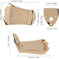 thumbnail image 2 of YISITIAN Mandolin Tailpiece Part, Mandolin Tailpiece Professional with Screws for 8 String Vaulted Mandolins (Gold) CJ919-61000, 2 of 9