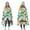 LightBlue Cartoon Dinosaurs, variant on Wearable Blanket,LightBlue Cartoon Dinosaurs Volcanoes Pattern Hooded Wearable Flannel Blanket for Adults & Teens,Winter Poncho Shawl Wrap Cape Cozy Anti-Pill,50"x60"