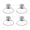 4PCS, variant on 4/8Pcs Thumb Screw Clear Suction Cups Pvc Suckers Thread Plastic Nut Suction Cup 40Mm - 45Mm For Home Tool