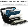 thumbnail image 6 of Vorkoi RFID Blocking Credit Card Protector Aluminum ID Case Hard Shell Business Card Holders Metal Wallet for Men or Women, 6 of 7