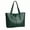 Green, variant on Tote Bag for Women,Custom Shiny Hardware Leather Tote Bag for Women,Neat Item Organization Womens Work Bag,Black