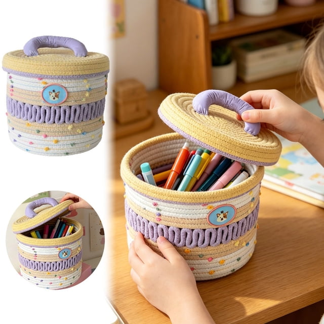 Tong Stylish Woven Storage For And – Style Organizer For Living Room And Dorm