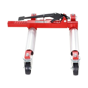 KFFKFF Wheel Mover, 1500 Lbs Limit Car Mover, Automotive Jack Mover with 360° Swivel Wheels, Robust Vehicle Positioning Ratchet Tire Jack, Suitable for Vehicle Car Auto Repair Relocation