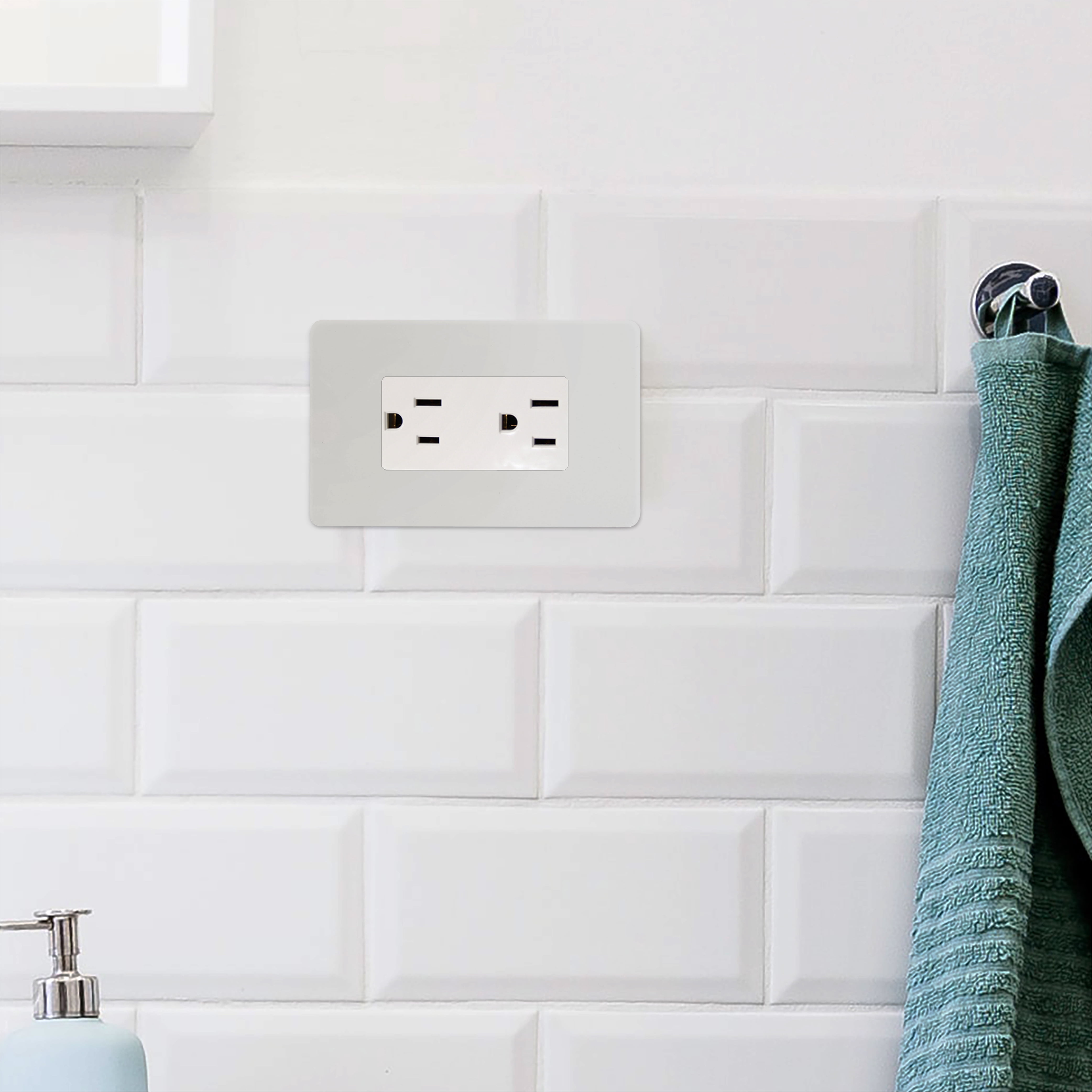 Faith [10-Pack] Non-Tamper-Resistant Outlet, 15A 125V Decorator Receptacles, UL-Listed, White