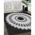 thumbnail image 2 of Ahgly Company Indoor Rectangle Patterned Silver Gray Area Rugs, 7' x 9', 2 of 6