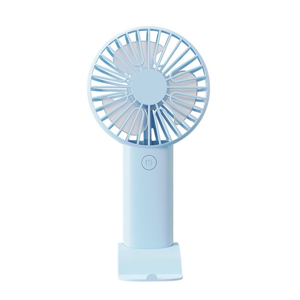 Mini ventilador portátil Ventilador de carga USB de mano Refrigerador de ajuste de 3 velocidades (Azul) Tmvgtek Libre de BPA