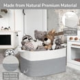 thumbnail image 7 of VeluraHome 50L Large Blanket Basket,Rectangle Storage Baskets for Storage,Cotton Rope Woven Storage Basket，Grey, 7 of 7