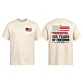 thumbnail image 2 of ibiyuan 250th Anniversary Usa Shirt Funny T Shirts for Men Tshirts for Men Crew Neck Short Sleeves Streetwear 4th Of July Pullover Tees Tops, 2 of 4