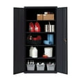 thumbnail image 5 of Hirsh Welded Steel Storage Cabinet with 2 Adjustable Shelves, 24"D x 36"W x 72"H, Black, 5 of 11