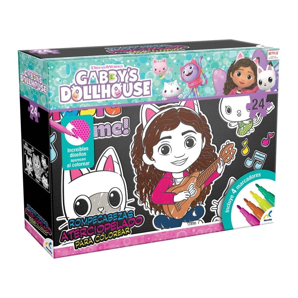 Rompecabezas Novelty Aterciopelado Gabby Dollhouse 24 Piezas | Walmart ...