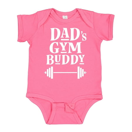 

Inktastic Daddy Gym Buddy Workout Fitness Gift Baby Boy or Baby Girl Bodysuit