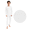 White, variant on Boy's Cotton Blend Light Weight Waffle Knit Thermal Top & Bottom Underwear Set, Black, Large