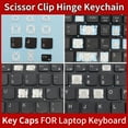 thumbnail image 1 of Replacement Keycap Key cap &Scissor Clip&Hinge For Lenovo IdeaPad Gaming 3-15ARH05/3-15IMH05 3-15ACH Y7000 Keyboard 2 Hinge, 1 of 5