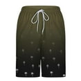 thumbnail image 5 of MELDVDIB Mens Swim Trunks with Compresssion Liner Elastic Waist Drawstring Hawaiian Board Shorts Bathing Suit Swimwear Shorts Summer Casual Beach Shorts with Pockets Army Green L, 5 of 6