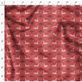 thumbnail image 4 of Soimoi Orange Rayon Fabric Swan & Moroccan Damask Decor Fabric Printed Yard 56 Inch Wide, 4 of 5