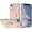Gold, variant on For iPhone XR Splendid Glitter with Diamonds All Around Edges Ring Stand - Black