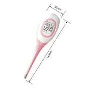 Basal Body Thermometer, Ovulation Tracker, 8 Seconds Digital Basal Body Thermometer for Ovulation, High Precision Oral Thermometer, Accurate Rectal Thermometer, Large Screen and Backlit