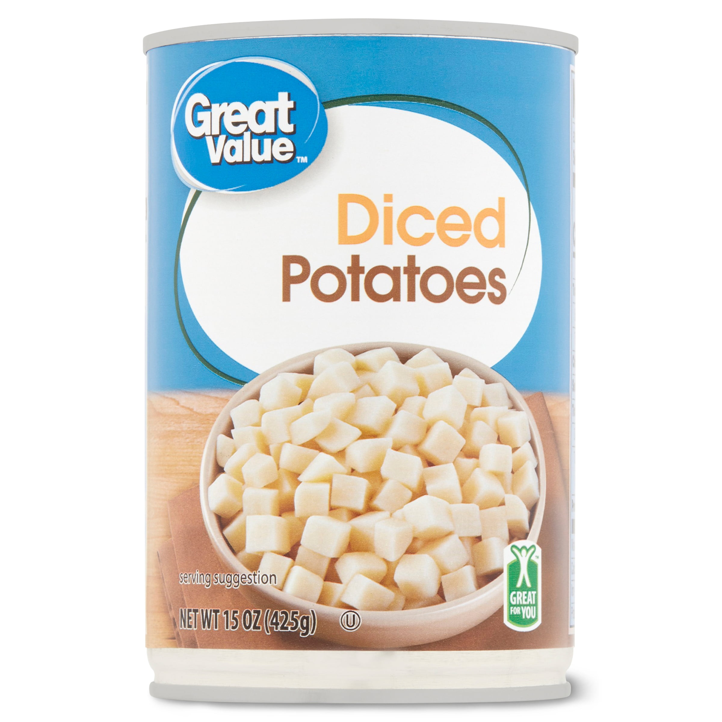 Great Value Canned Diced Potatoes, 15 oz