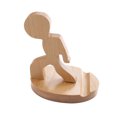 thumbnail image 1 of unbranded Soporte De Teléfono Móvil De Madera Beige Con Para Ver Videos Y, 1 of 6