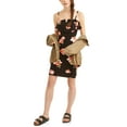 thumbnail image 4 of Almost Famous Juniors' Notch Front Bodycon Midi Dress, 4 of 4
