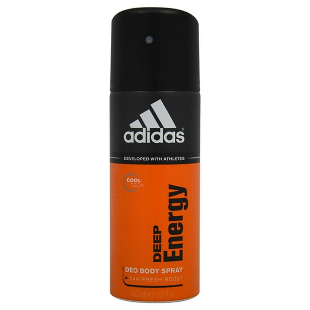 Adidas Deep Energy Deodorant Spray For Men 5 oz