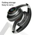 thumbnail image 4 of karymi Bluetooth Headphones Over-Ear with LED,Foldable Wireless and Wired Stereo Headset TF,FM for Cell Phone,PC,Soft Earmuffs & Weight for Prolonged Wear Tech Gifts Weekly flyer, 4 of 8