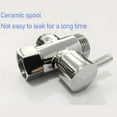 thumbnail image 4 of stanreset Diverter Valve 3 Way Water Separator Shower Tee Adapter T Shape Adapter Valve Connector Splitter Shower Supply No.2, 4 of 4
