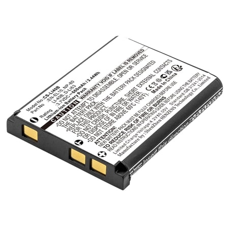 Replacement Battery for Rollei Compactline CL-412,FL-140,Flexline 100 in Touch,Flexline 100 inTouch,Flexline 140,Flexline 140 inTouch,Flexline 200,Flexline 200 inTouch,3.7V/660mAh