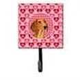 thumbnail image 2 of Dachshund Hearts Love and Valentines Day Portrait Leash or Key Holder, 2 of 2