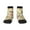 2 Black-1, variant on Monkeys in the Jungle Pattern Quarter Crew Socks,Toe Seamed Ankle Socks,Cotton Cushioned Breathable Athletic Crew Sports Socks