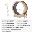 thumbnail image 2 of Large Cat Exercise Wheel - 29.5 Inch Indoor Treadmill for Cats with Detachable Carpet and Teaser for Running and Training, 2 of 6