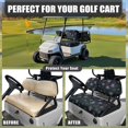 thumbnail image 5 of FUIALDOLG Universal Golf Cart Seat Covers Ezgo Purple Dog Paws Print Washable Seat Cover Protector for Club Car Precedent Golf Cart Accessories Fit Like a Glove, 5 of 8
