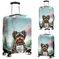 thumbnail image 2 of Happy Mother's Day Best Yorkshire Terrier Mom Ever Travel Luggage Cover Yorkie Dog Lover Gifts Suitcase Dust Protective Decor - 03002, 2 of 5