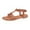 Brown, variant on Women's Summer Strappy Flat Sandals Casual Fisherman Sandals with Open Toe Summer Shoes