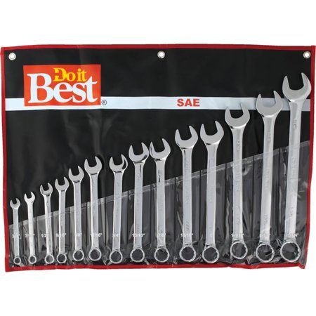 

1PK Do it Best Standard 12-Point Combination Wrench Set (14-Piece)