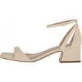 thumbnail image 2 of Sam Edelman Wilson Modern Ivory Ankle Strap Squared Open Toe Block Heeled Sandal (Modern Ivory, 8.5), 2 of 5
