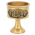 thumbnail image 1 of Copa de latón puro práctica popular Adoración del Buda de agua Copa de vino Suministro de adoración Medio, 1 of 7
