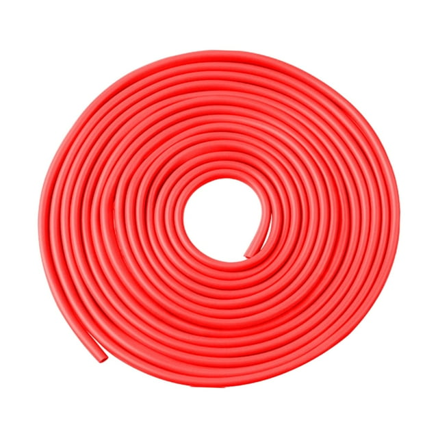 Protectores de borde de puerta de coche, moldura de puerta de coche en forma de U, protector de entrada de coche, moldura de goma de 5 m Rojo