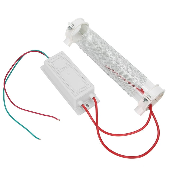 10g Output Ozone Generator Tube with 220V Power Driver - Portable Aluminum-Plastic-Glass Air Purifier for Formaldehyde Removal, Deodorization & Large Space Cleaning in Homes, Medical Facilities &