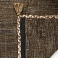 thumbnail image 5 of SAFAVIEH Montauk Bijar Solid Cotton Area Rug, Brown/Black, 6' x 9', 5 of 6