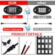 thumbnail image 5 of Luz de roca LED RGB Speravity con control remoto 150 grados a prueba de polvo 4 luces, 5 of 6