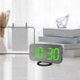 thumbnail image 2 of piaybook Alarm Clock Digital Alarm Clock Large LED Display With Dual USB Charger Ports | Auto Dimmer Mode | Easy Snooze Function Modern Desk Wall Clock For Bedroom Home Office For All People, 2 of 5