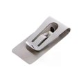 thumbnail image 2 of Black Money Clip Mens Stainless Steel Silver Cash Holder Male Mini Purse Metal Bill Clamp Slim Pocket ID Credit Card Folder, 2 of 5