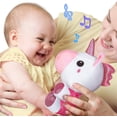 thumbnail image 5 of Baby Musical Toys, Newborn Girls Soft Plush Stuffed Animal, Infant Light Music Set, 1st Birthday Shower Gift Easter Basket Stuffer 0 1 3 6 9 12 18 Months 1 2 Year Old Toddler Boy, 5 of 6